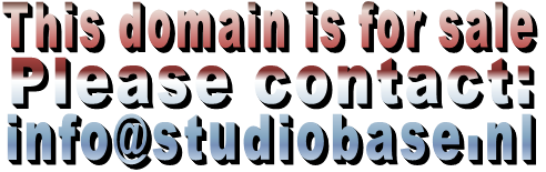 This domain is for sale Please contact: info@studiobase.nl